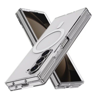 Galaxy Z Fold 6 Case Camera Protection M-safe Hard PC Zore Porto Cover - 3