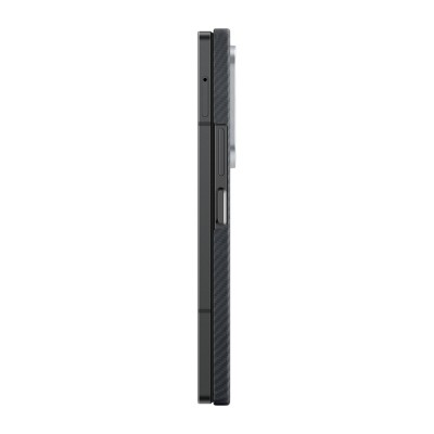 Galaxy Z Fold 6 Case Magsafe 600D Aramid Fiber Pitaka Ultra-Slim Classic Series Black-Grey Twill Cover Charging Feature - 6