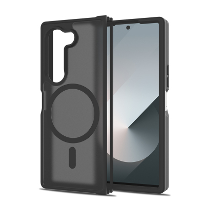 Galaxy Z Fold 6 Case with M-Safe Charging and Camera Protection - Zore Lunex Cover - Zore