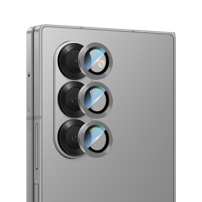 Galaxy Z Fold 6 CaseWorld Alloy Serisi Oleofobik Anti Reflective Kamera Lens Koruyucu - 5