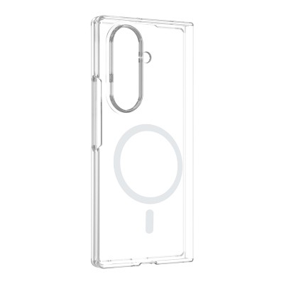 Galaxy Z Fold 6 Kamera Korumalı M-Safe Şarj Özellikli Şeffaf Zore London Sert PC Kapak - 3