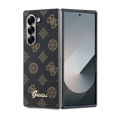 Galaxy Z Fold 6 Kılıf Guess Orjinal Lisanslı Peony Script Kapak - Guess