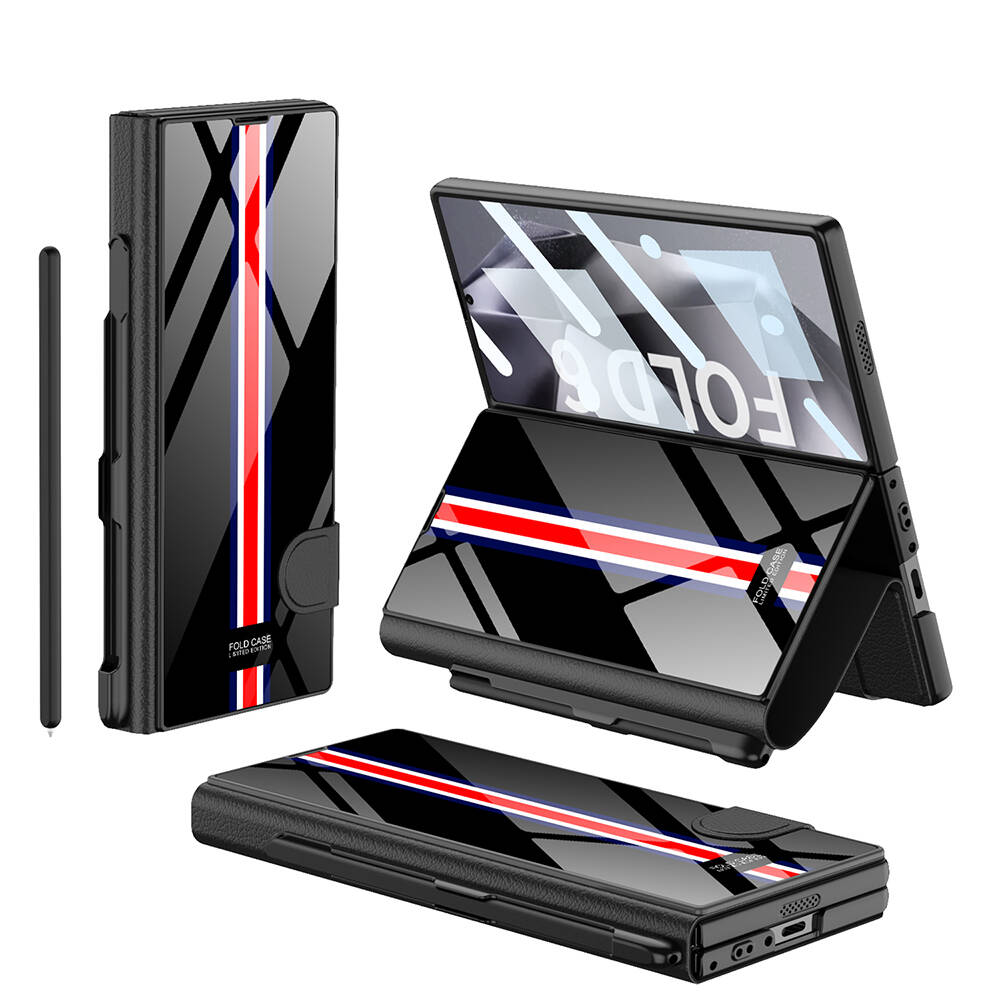 Samsung Galaxy Z Fold 6 Kılıf Kamera Korumalı Kartlıklı Kalem Bölmeli Kıpta Çizgili Droga Kılıf Samsung Galaxy Z Fold 6 Kılıf Kamera Korumalı Kartlıklı Kalem Bölmeli Kıpta Çizgili Droga Kılıf