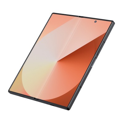 Galaxy Z Fold 6 Kılıf M-safe Şarj Özellikli Aramid Karbon Fiber Pitaka Tactile Woven Sunset-Moonrise Serisi Sunset Kapak - 6