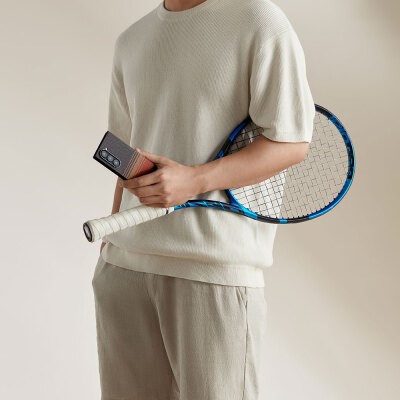 Galaxy Z Fold 6 Kılıf M-safe Şarj Özellikli Aramid Karbon Fiber Pitaka Tactile Woven Sunset-Moonrise Serisi Sunset Kapak - 12