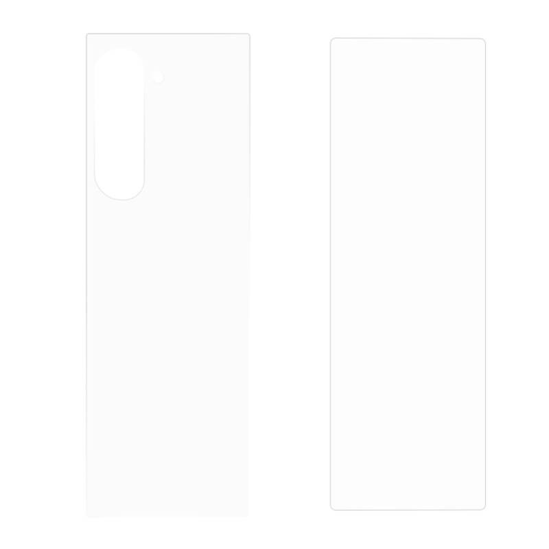 Galaxy Z Fold 6 Zore Etnaa 2in1 Glass Screen Protector - 3