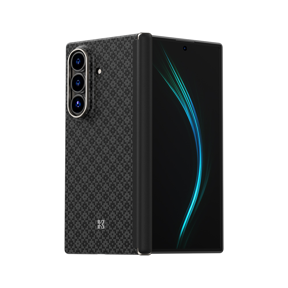 Galaxy Z Fold 7 Benks ArmorAir ArmorGrid Grand Combo Üçlü Aksesuar Seti (Ön Arka Kevlar Kapak + Ekran Koruyucu) - Siyah