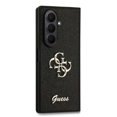 Galaxy Z Fold 7 Case Guess Original Licensed 4G Large Metal Logo Glitter Cover - 6