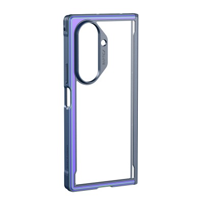 Galaxy Z Fold 7 Case M-Safe Charging Feature Airbag Raptic Shield Series Transparent Back Cover - 7