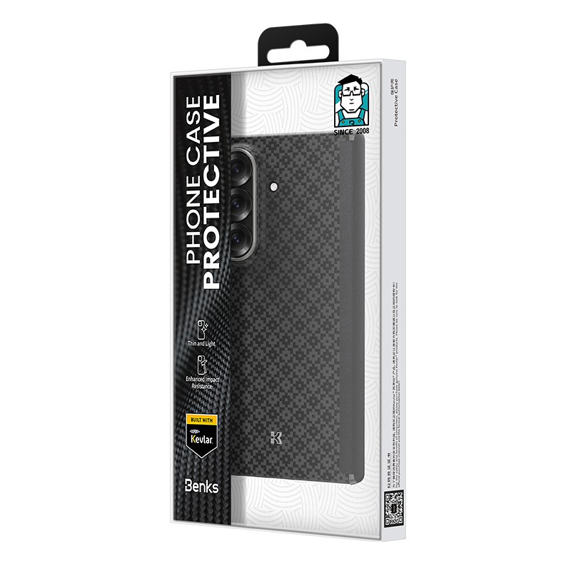 Galaxy Z Fold 7 Case M-Safe Charging Feature Benks ArmorAir ArmorGrid Series Kevlar Cover - 5