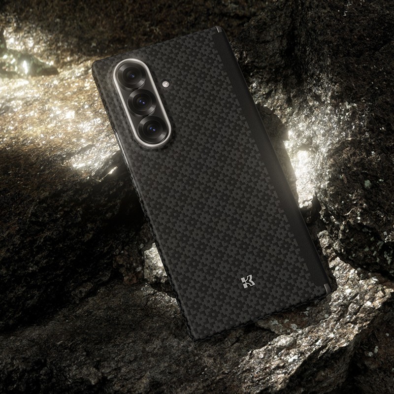 Galaxy Z Fold 7 Case M-Safe Charging Feature Benks ArmorAir ArmorGrid Series Kevlar Cover - 15