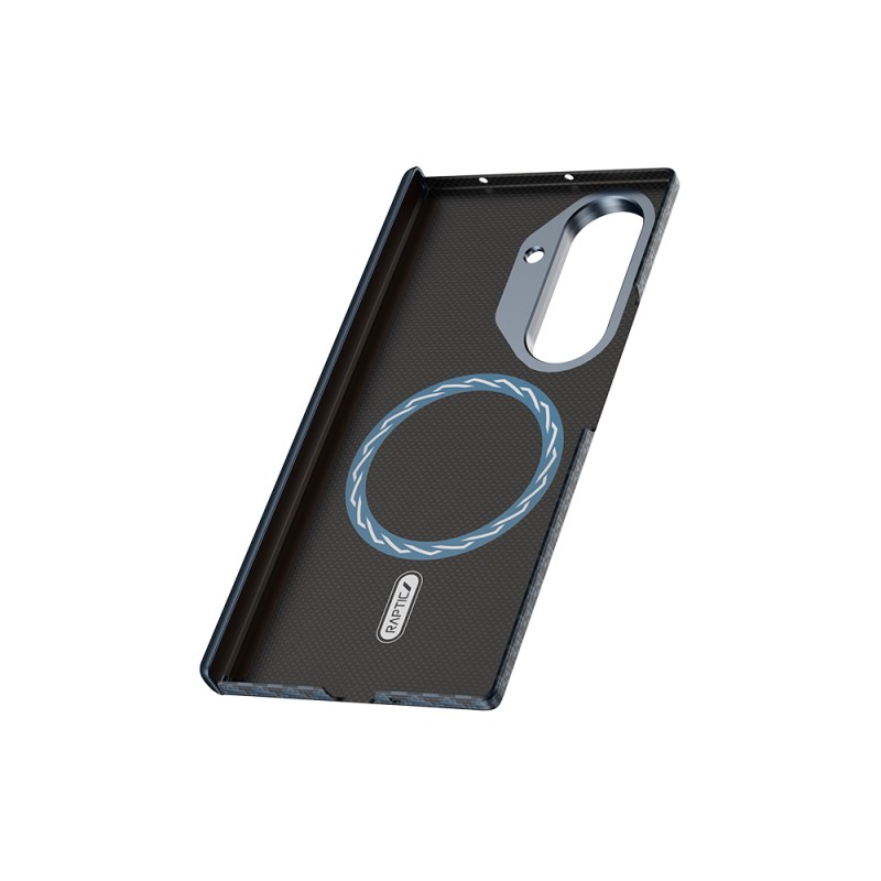 Galaxy Z Fold 7 Case with M-safe Charging Feature, Raptic Aramid Skin-Pro Profound Series Cover - 5