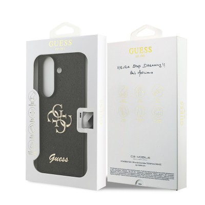 Galaxy Z Fold 7 Kılıf Guess Orjinal Lisanslı 4G Büyük Metal Logolu Glitter Kapak - 9
