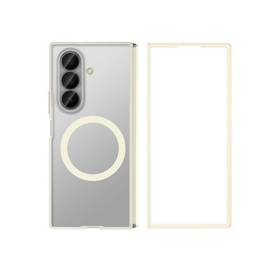 Galaxy Z Fold 7 Kılıf M-safe Şarj Özellikli Arkası Mat Sert PC Wlons Vena Kapak - 3