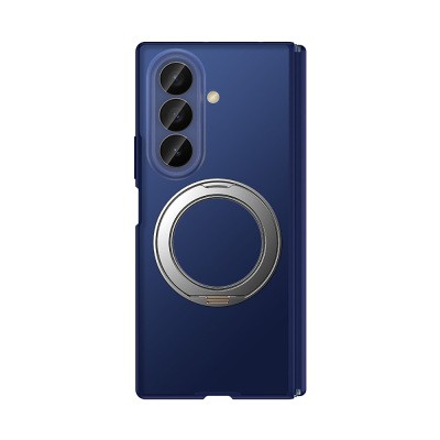Galaxy Z Fold 7 Kılıf M-safe Şarj Özellikli Arkası Mat Sert PC Wlons Vena Standlı Kapak - 5