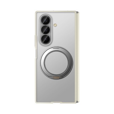 Galaxy Z Fold 7 Kılıf M-safe Şarj Özellikli Arkası Mat Sert PC Wlons Vena Standlı Kapak - 6