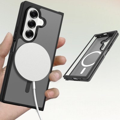 Galaxy Z Fold 7 Kılıf M-Safe Şarj Özellikli Kamera Korumalı Zore Lunex Kapak - 4
