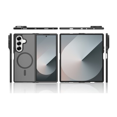 Galaxy Z Fold 7 Kılıf M-Safe Şarj Özellikli Kamera Korumalı Zore Lunex Kapak - 6