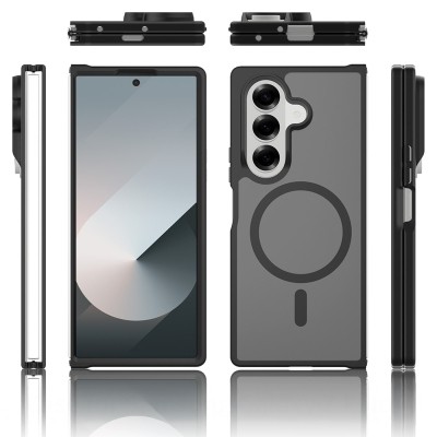 Galaxy Z Fold 7 Kılıf M-Safe Şarj Özellikli Kamera Korumalı Zore Lunex Kapak - 7