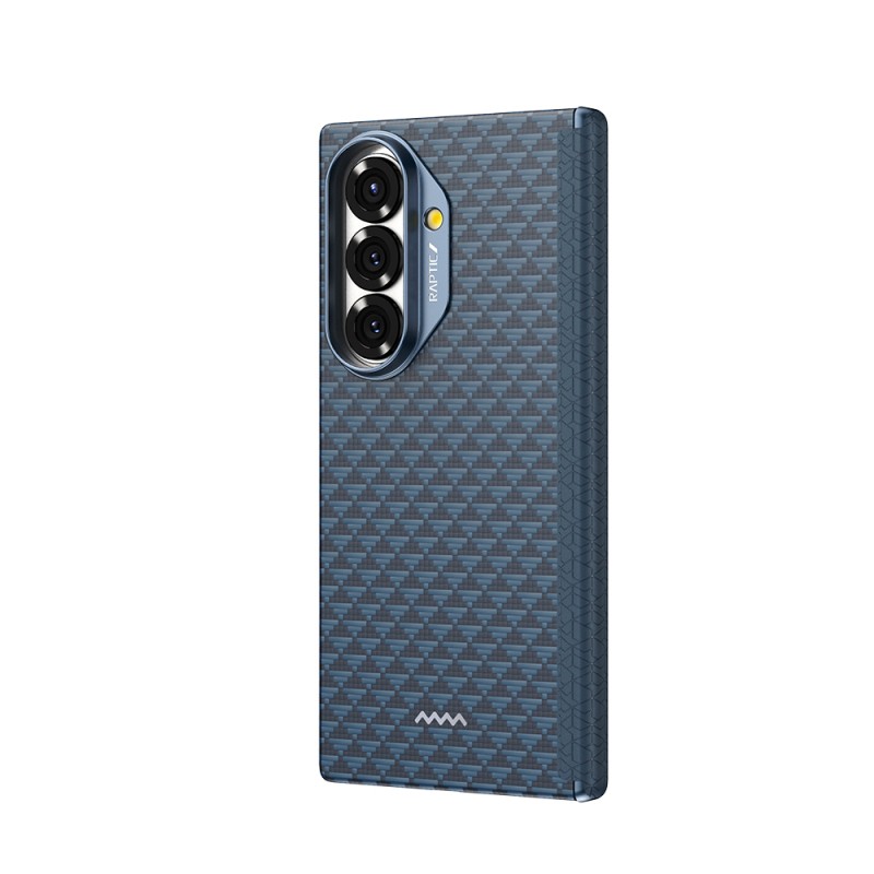 Galaxy Z Fold 7 Kılıf M-safe Şarj Özellikli Raptic Aramid Skin-Pro Profound Serisi Karbon Kapak - 2