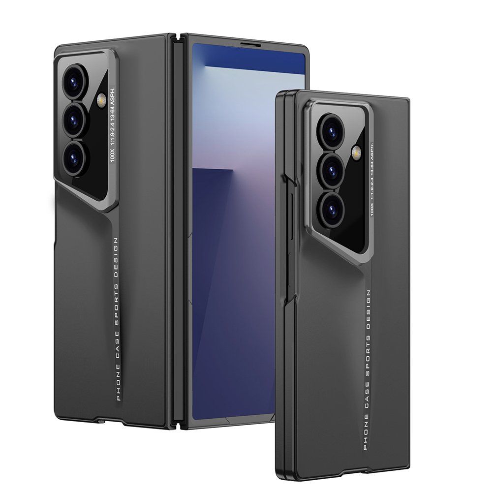 Galaxy Z Fold 7 Kılıf Ultra İnce Kamera Korumalı Sert Rubber Zore Procase Kapak - Siyah