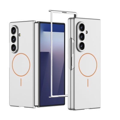 Galaxy Z Fold 7 Kılıf Wireless Şarj Özellikli Zore Kıpta M-safe Kapak - GKK