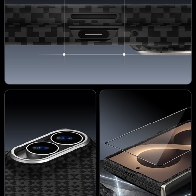 Galaxy Z Fold 8 Benks ArmorAir ArmorGrid Grand Combo Triple Accessory Set (Front & Back Kevlar Carbon Cover + Screen Protector) - 5