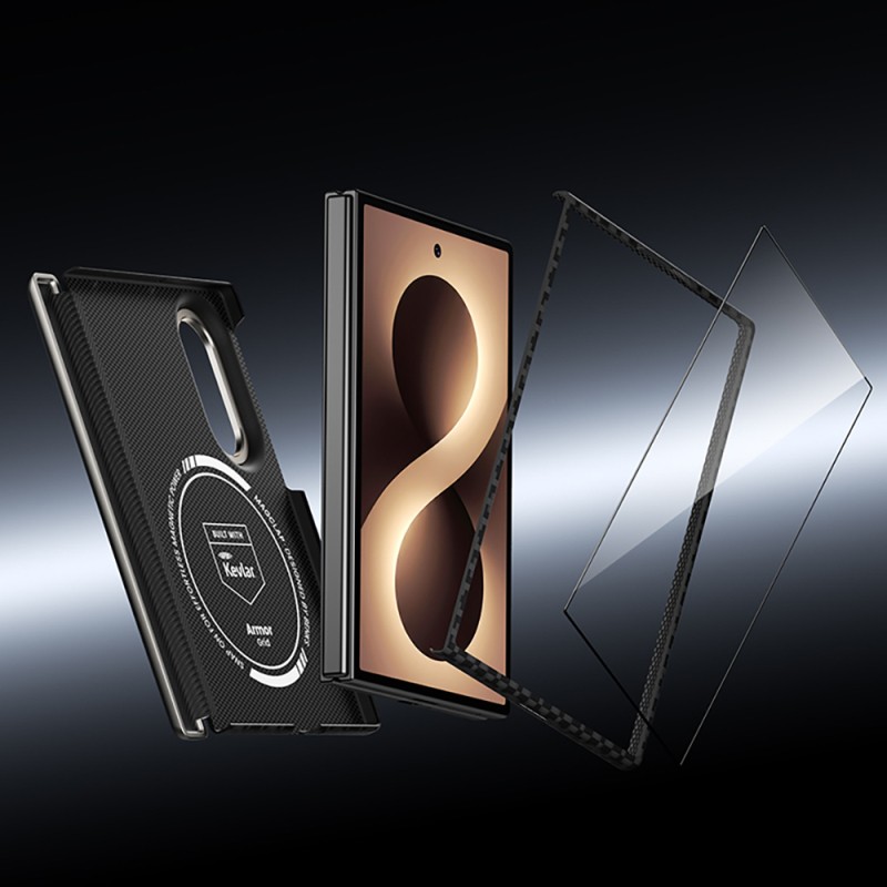 Galaxy Z Fold 8 Benks ArmorAir ArmorGrid Grand Combo Üçlü Aksesuar Seti (Ön Arka Kevlar Karbon Kapak + Ekran Koruyucu) - 3