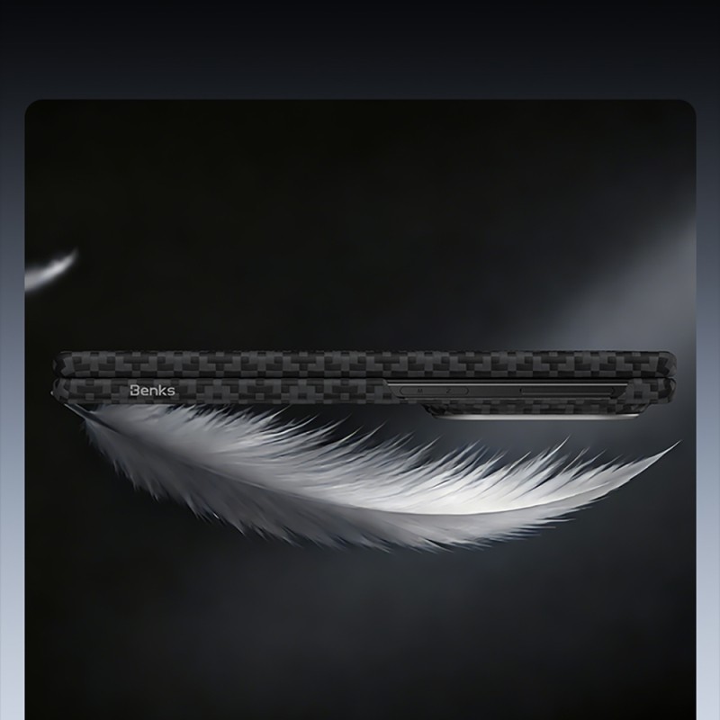Galaxy Z Fold 8 Benks ArmorAir ArmorGrid Grand Combo Üçlü Aksesuar Seti (Ön Arka Kevlar Karbon Kapak + Ekran Koruyucu) - 4