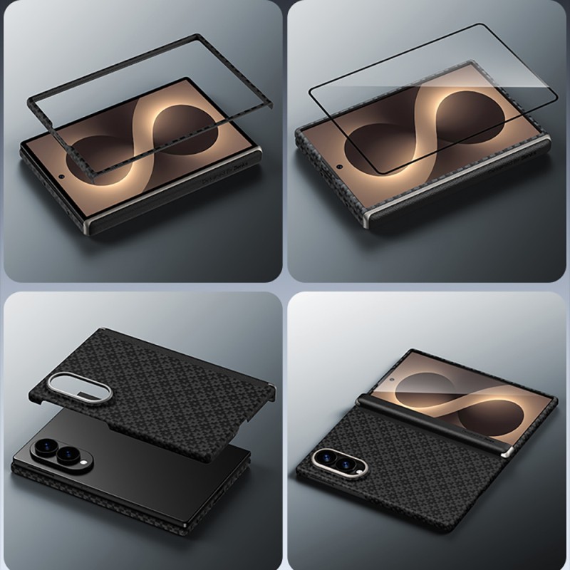 Galaxy Z Fold 8 Benks ArmorAir ArmorGrid Grand Combo Üçlü Aksesuar Seti (Ön Arka Kevlar Karbon Kapak + Ekran Koruyucu) - 8