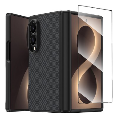 Galaxy Z Fold 8 Benks ArmorPro ArmorGrid Grand Combo Triple Accessory Set (Front & Back Kevlar Carbon Cover + Screen Protector) - 2