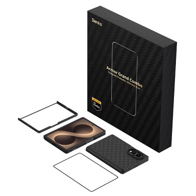 Galaxy Z Fold 8 Benks ArmorPro ArmorGrid Grand Combo Triple Accessory Set (Front & Back Kevlar Carbon Cover + Screen Protector) - 13