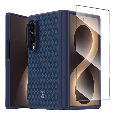 Galaxy Z Fold 8 Benks ArmorPro ArmorGrid Grand Combo Triple Accessory Set (Front & Back Kevlar Carbon Cover + Screen Protector) - 15