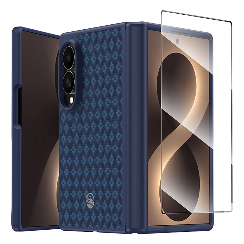 Galaxy Z Fold 8 Benks ArmorPro ArmorGrid Grand Combo Triple Accessory Set (Front & Back Kevlar Carbon Cover + Screen Protector) - 15