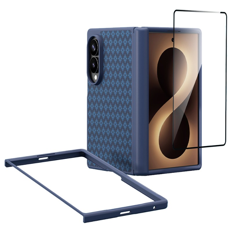 Galaxy Z Fold 8 Benks ArmorPro ArmorGrid Grand Combo Triple Accessory Set (Front & Back Kevlar Carbon Cover + Screen Protector) - 19