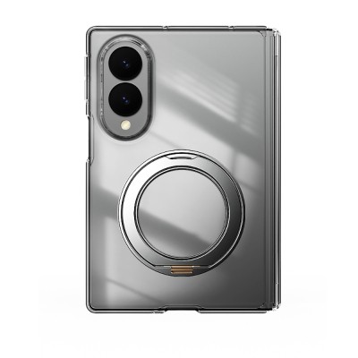 Galaxy Z Fold 8 Case M-safe Charging Enabled Transparent Hard PC Wlons Pita Stand Cover - 1