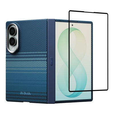 Galaxy Z Fold 8 Case M-Safe Charging Feature Pitaka Aramid Carbon Fiber Pitaka Sunset-Moonrise Series Aramid Carbon Fiber Case - 2