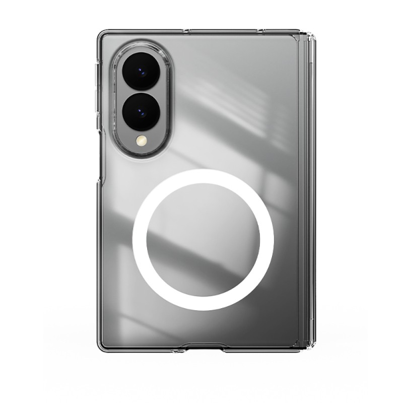 Galaxy Z Fold 8 Case M-safe Charging Feature Transparent Hard PC Wlons Pita Cover - 1