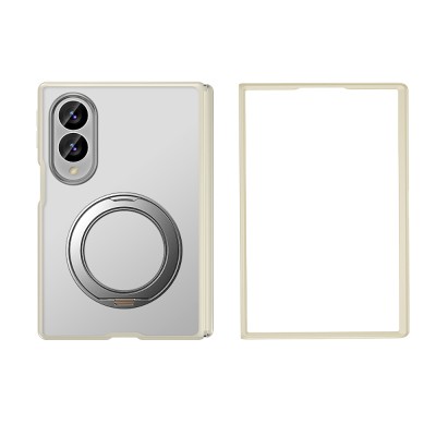 Galaxy Z Fold 8 Case with M-safe Charging Feature, Matte Hard PC Back, Wlons Vena Stand Cover - 5