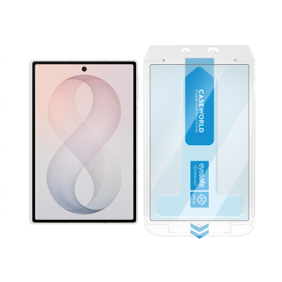 Galaxy Z Fold 8 CaseWorld Applicator Serisi 2.5D Eyesafe Mavi Işık Teknolojili Safir 0.33mm Temperli Cam Ekran Koruyucu + Uygulama Aparatı - CaseWorld