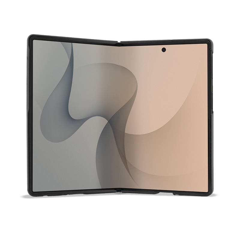 Galaxy Z Fold 8 Kılıf Guess Orjinal Lisanslı M-safe Şarj Özellikli Peony Sıcak Baskılı Klasik Yazı Logolu Saffiano Kapak - 5