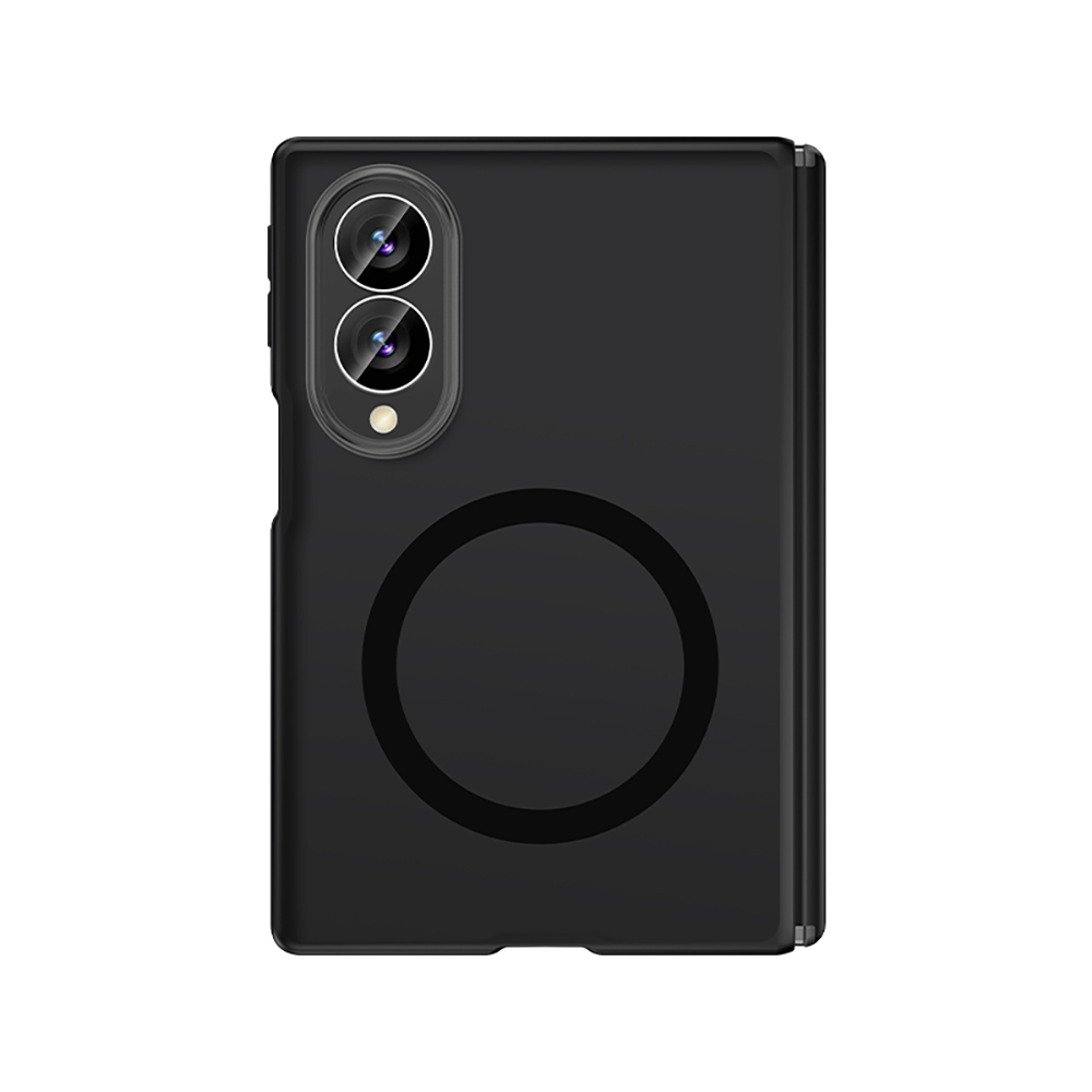 Galaxy Z Fold 8 Kılıf M-safe Şarj Özellikli Arkası Mat Sert PC Wlons Vena Kapak - Siyah