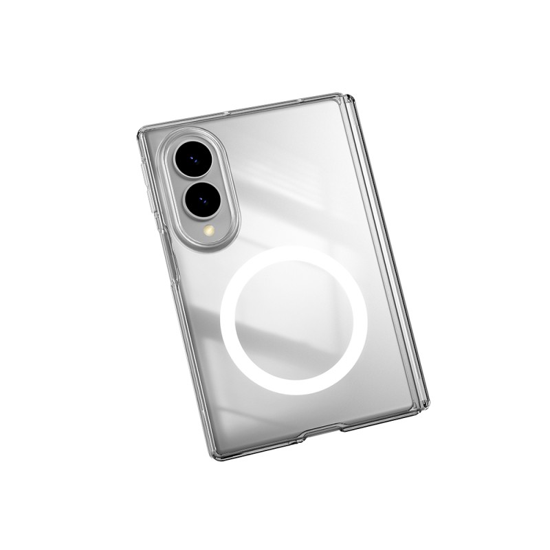 Galaxy Z Fold 8 Kılıf M-safe Şarj Özellikli Transparan Sert PC Wlons Pita Kapak - 2