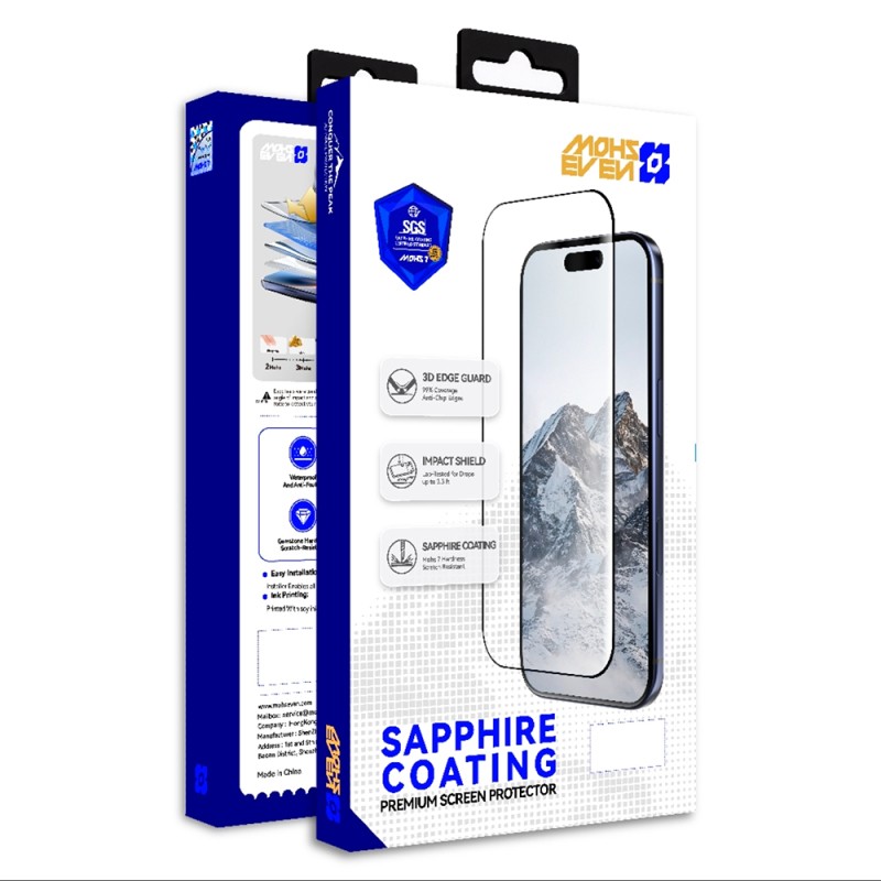 Galaxy Z Fold 8 Mohseven Sapphire Coating 2.5D HD Temperli Cam Ekran Koruyucu - 3