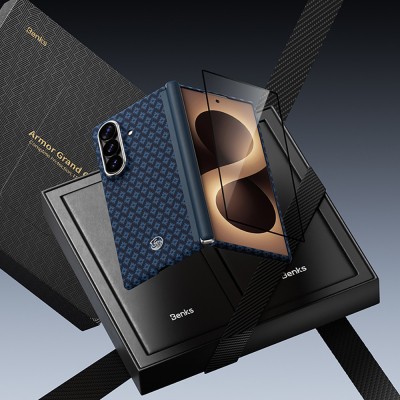 Galaxy Z Fold 8 Ultra Benks ArmorAir ArmorGrid Grand Combo Triple Accessory Set (Front & Back Kevlar Carbon Cover + Screen Protector) - 4