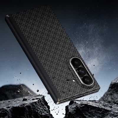 Galaxy Z Fold 8 Ultra Benks ArmorAir ArmorGrid Grand Combo Triple Accessory Set (Front & Back Kevlar Carbon Cover + Screen Protector) - 25