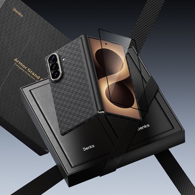 Galaxy Z Fold 8 Ultra Benks ArmorAir ArmorGrid Grand Combo Üçlü Aksesuar Seti (Ön Arka Kevlar Karbon Kapak + Ekran Koruyucu) - 21