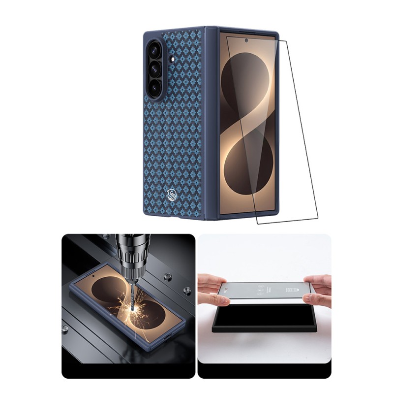 Galaxy Z Fold 8 Ultra Benks ArmorPro ArmorGrid Grand Combo Triple Accessory Set (Front & Back Kevlar Carbon Cover + Screen Protector) - 6