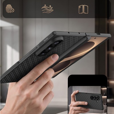 Galaxy Z Fold 8 Ultra Benks ArmorPro ArmorGrid Grand Combo Triple Accessory Set (Front & Back Kevlar Carbon Cover + Screen Protector) - 18