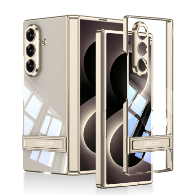 Galaxy Z Fold 8 Ultra Case Camera Protection Transparent Design Zore Lego Stand Cover - GKK